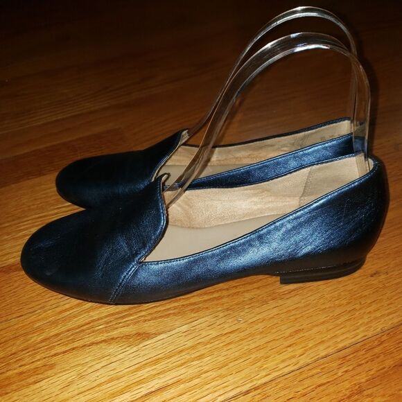 Naturalizer blue leather flat loafers - Picture 3 of 8